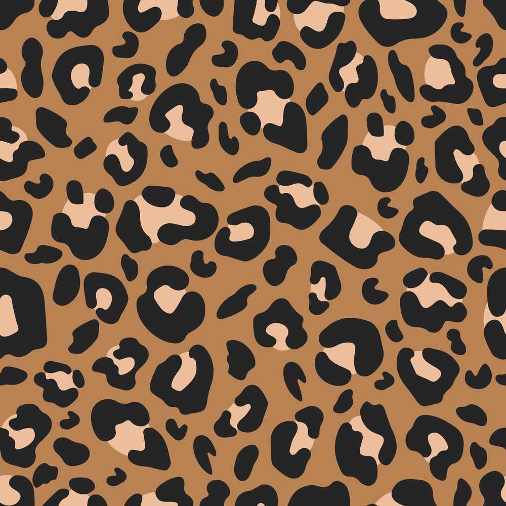 Modern Leopard Animal Print Stylish Fashion Illustration Repeat