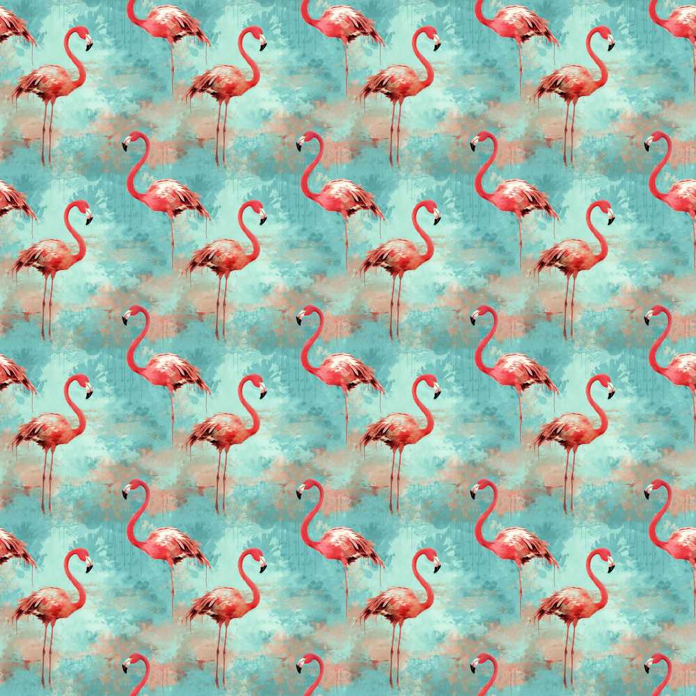 Artistic Flamingo Birds Paint Splash Background Art Texture