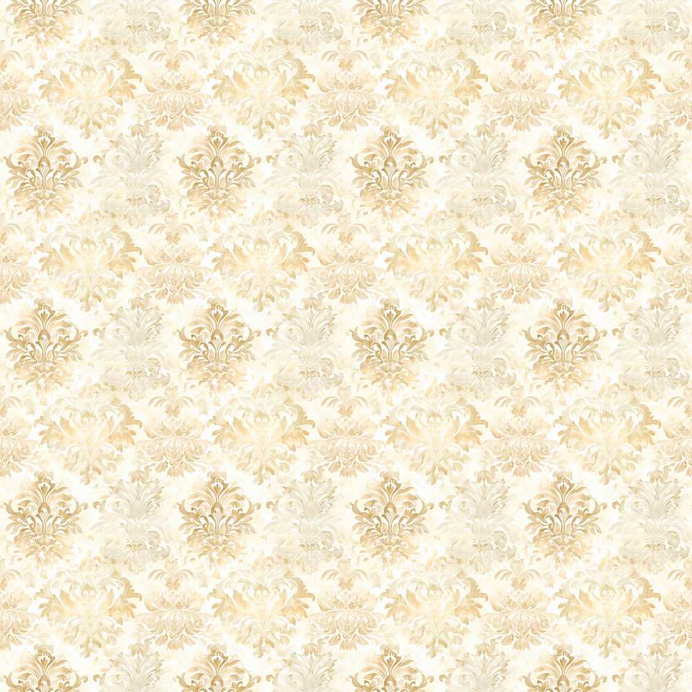 Soft Beige Gold Vintage Damask Elegant Decorative Repeat