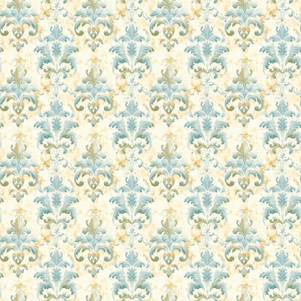 Soft Sage Green Classic Damask Elegant Decorative Repeat