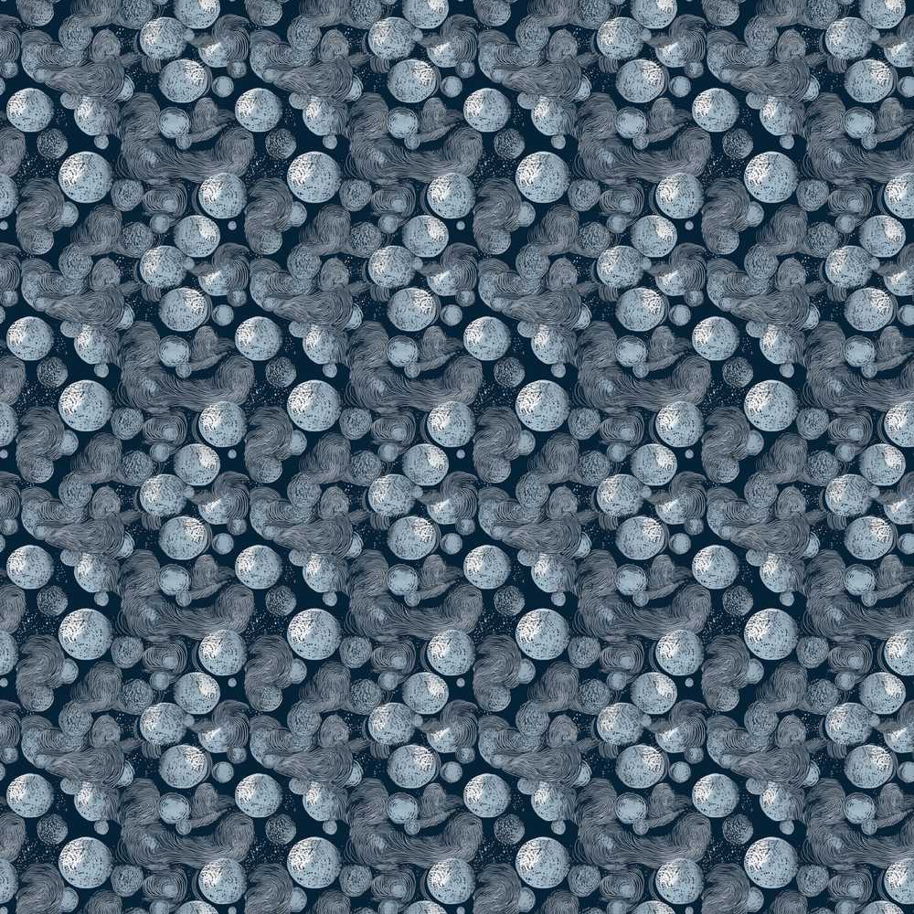 Abstract Ocean Bubble Texture Coastal Illustration Pattern Design