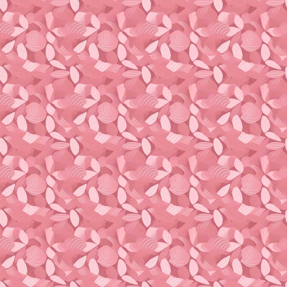 Soft Pink Abstract Leaf Petal Floral Wildflower Pattern Botanical