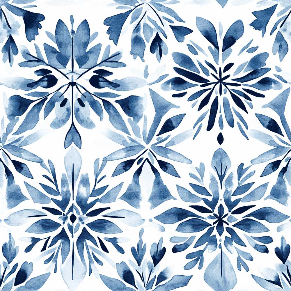 Winter Botanical Branch Berry Wildflower Pattern Decorative