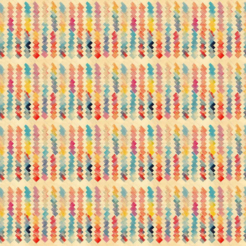Abstract Colorful Brushstroke Zigzag Art Texture Pattern Design