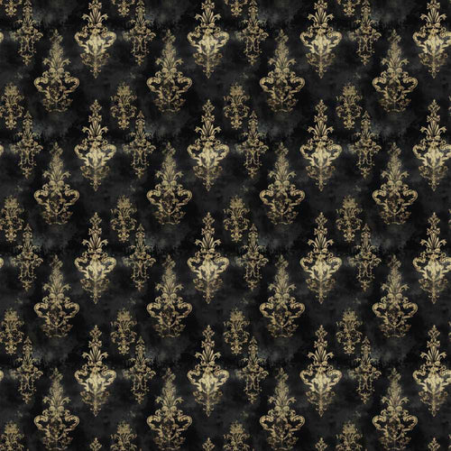 Antique Gold Vintage Distressed Damask Texture Art Pattern