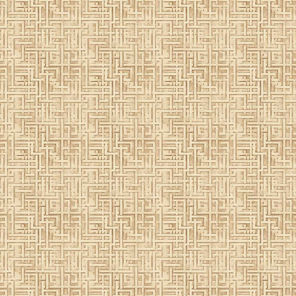 Soft Beige Subtle Maze Texture Art Pattern Design