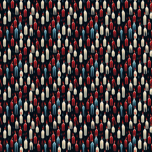 Abstract Dripping Candle Shapes on Dark Art Texture