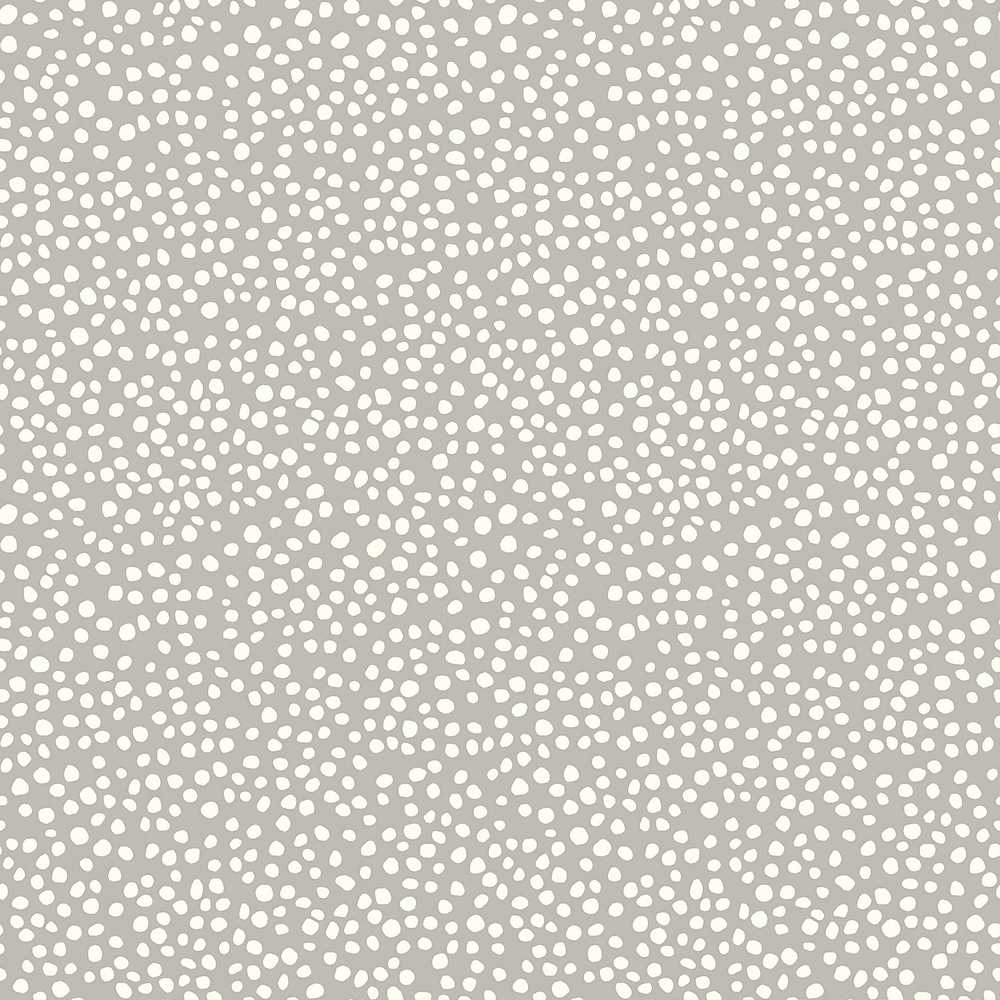 Grey Background Dense White Dots Abstract Art Texture