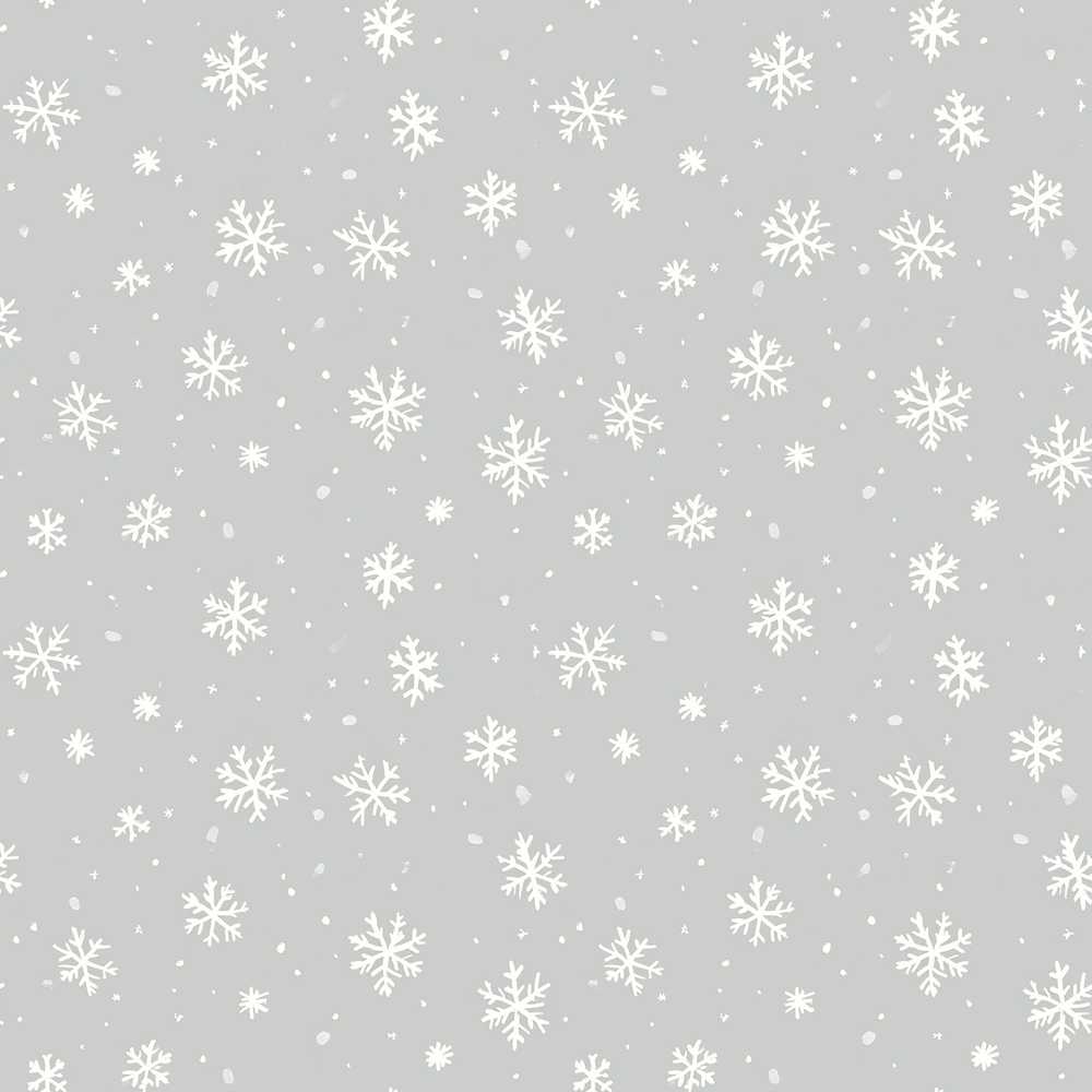 Light Grey Background Snowflake Scatter Winter Festive Holiday