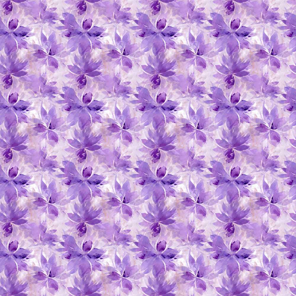 Purple Watercolor Floral Abstract Soft Artistic Background Wildflower Pattern