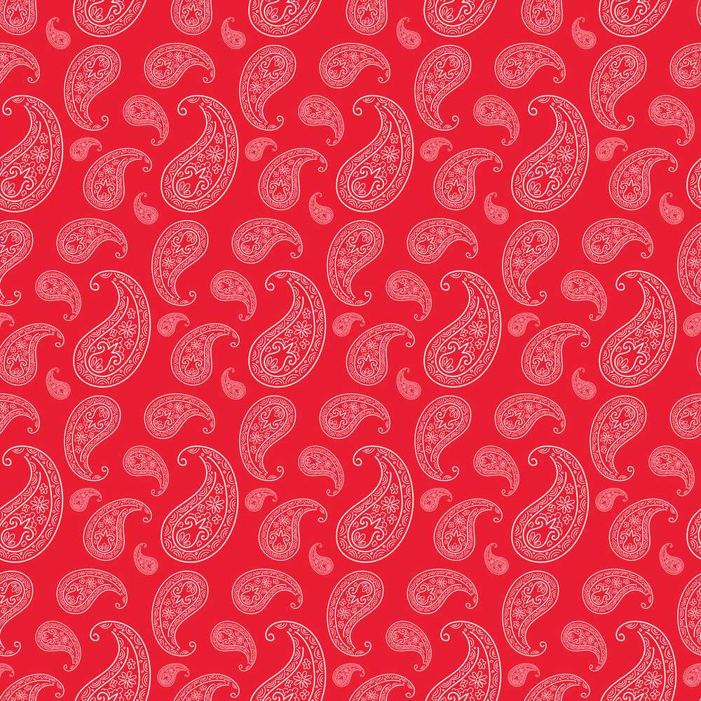 Elegant White Paisley Pattern Coral Backgrounds Coastal Illustration