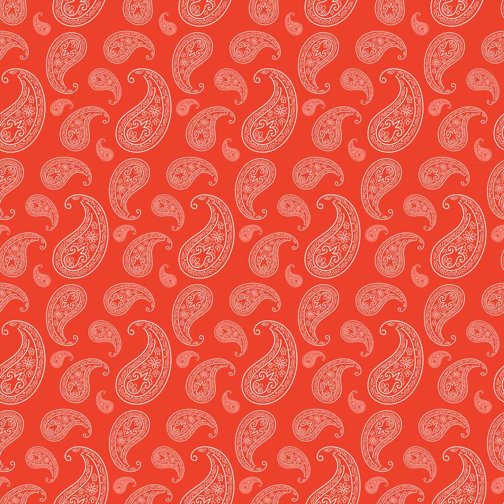 Elegant White Paisley Pattern Colar Gradient Background Decorative