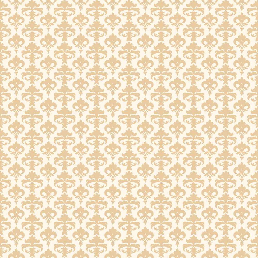 Soft Beige Fleur De Lis Elegant Classic Neutral