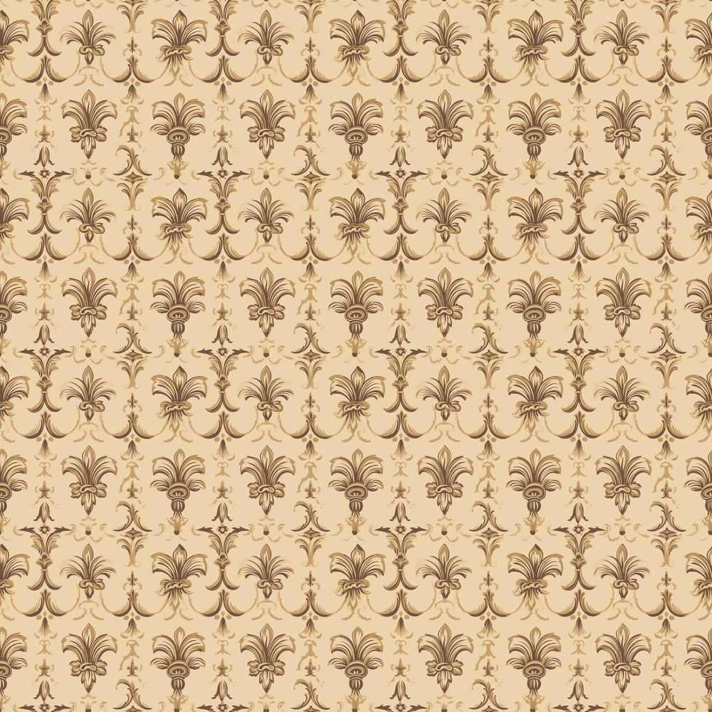 Vintage Textured Fleur De Lis Classic French Style