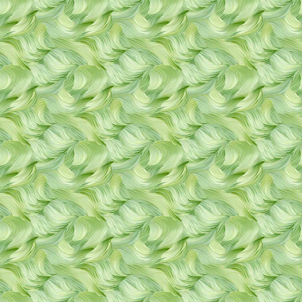 Flowing Green Abstract Leaf Texture Modern Organic Wildflower Pattern