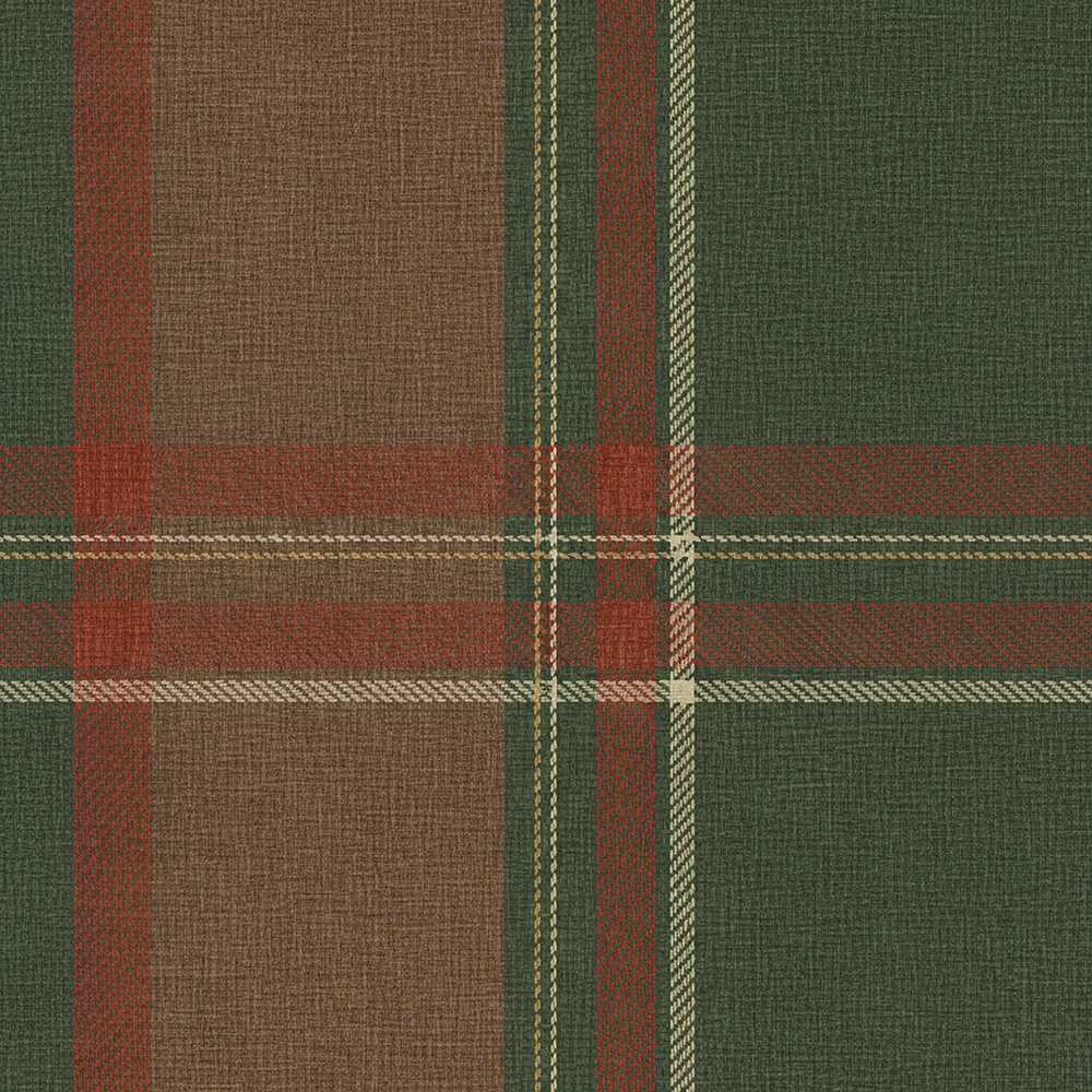 Rustic Brown Green Tartan Plaid Texture Art Pattern