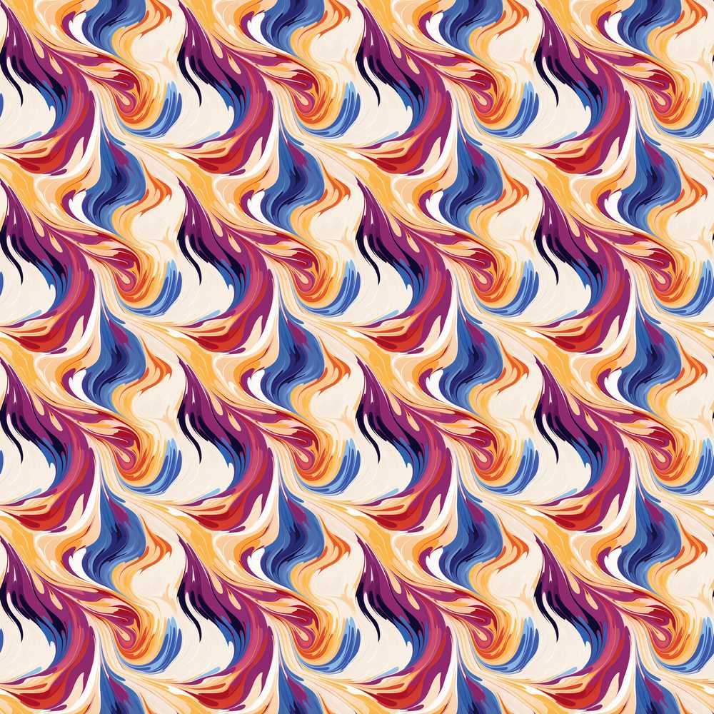 Vibrant Multicolor Fluid Abstract Waves Art Texture Pattern