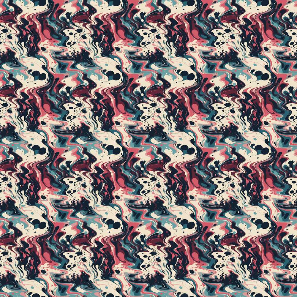 Retro Dark Abstract Paint Swirl Art Texture Pattern