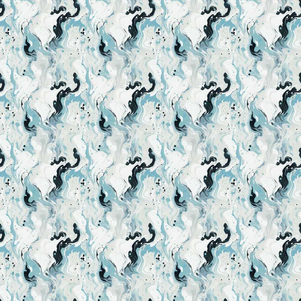 Soft Blue Grey Ink Flow Marble Art Texture