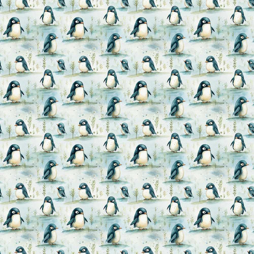Adorable Baby Penguin Scatter Soft Pastel Nature Decorative