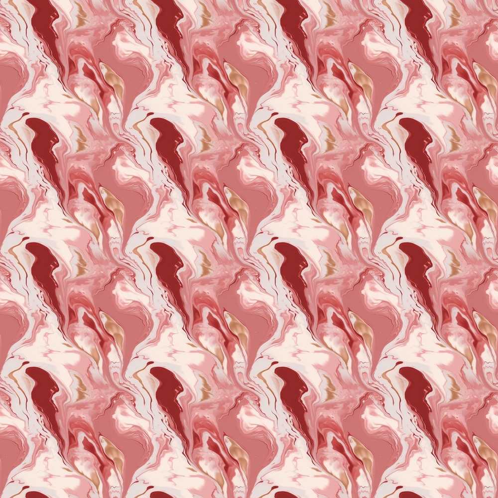 Bold Red Pink Marble Abstract Dynamic Fluid Texture
