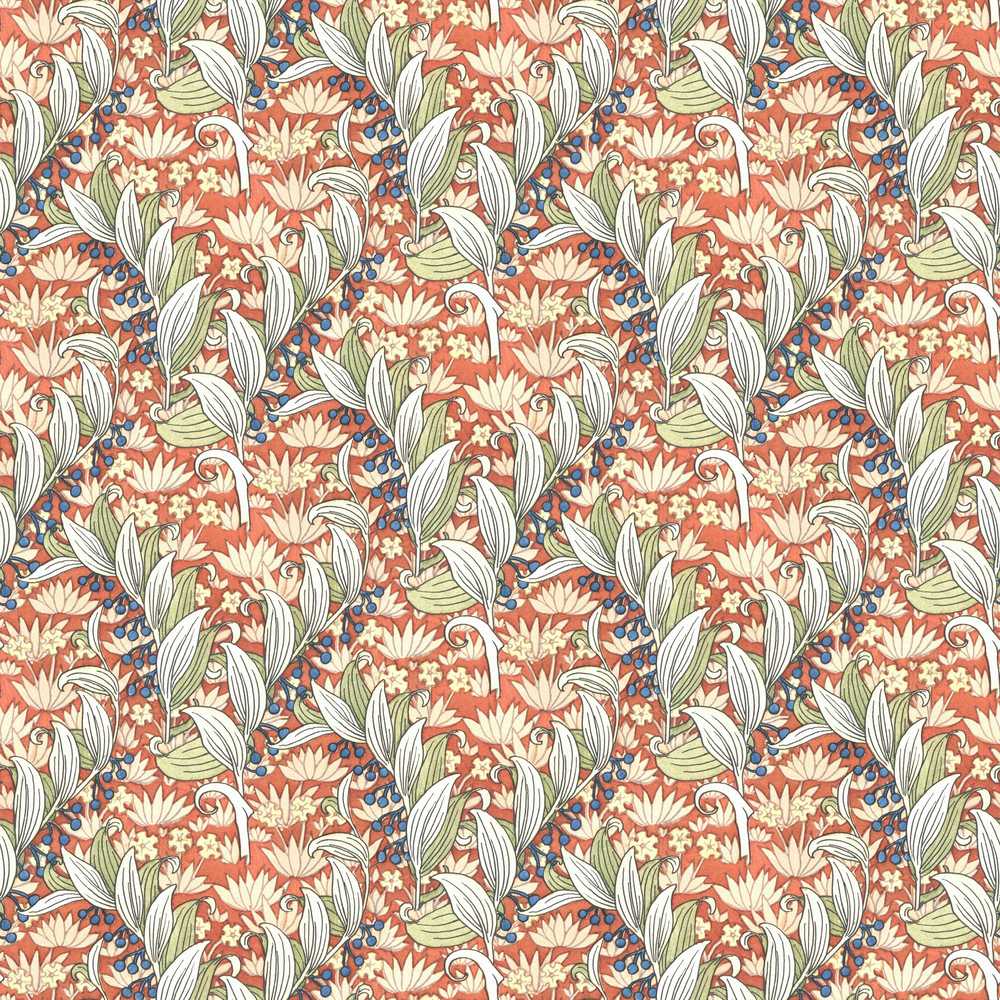 Vintage Botanical Lily Floral Classic Art Nouveau Style Wildflower