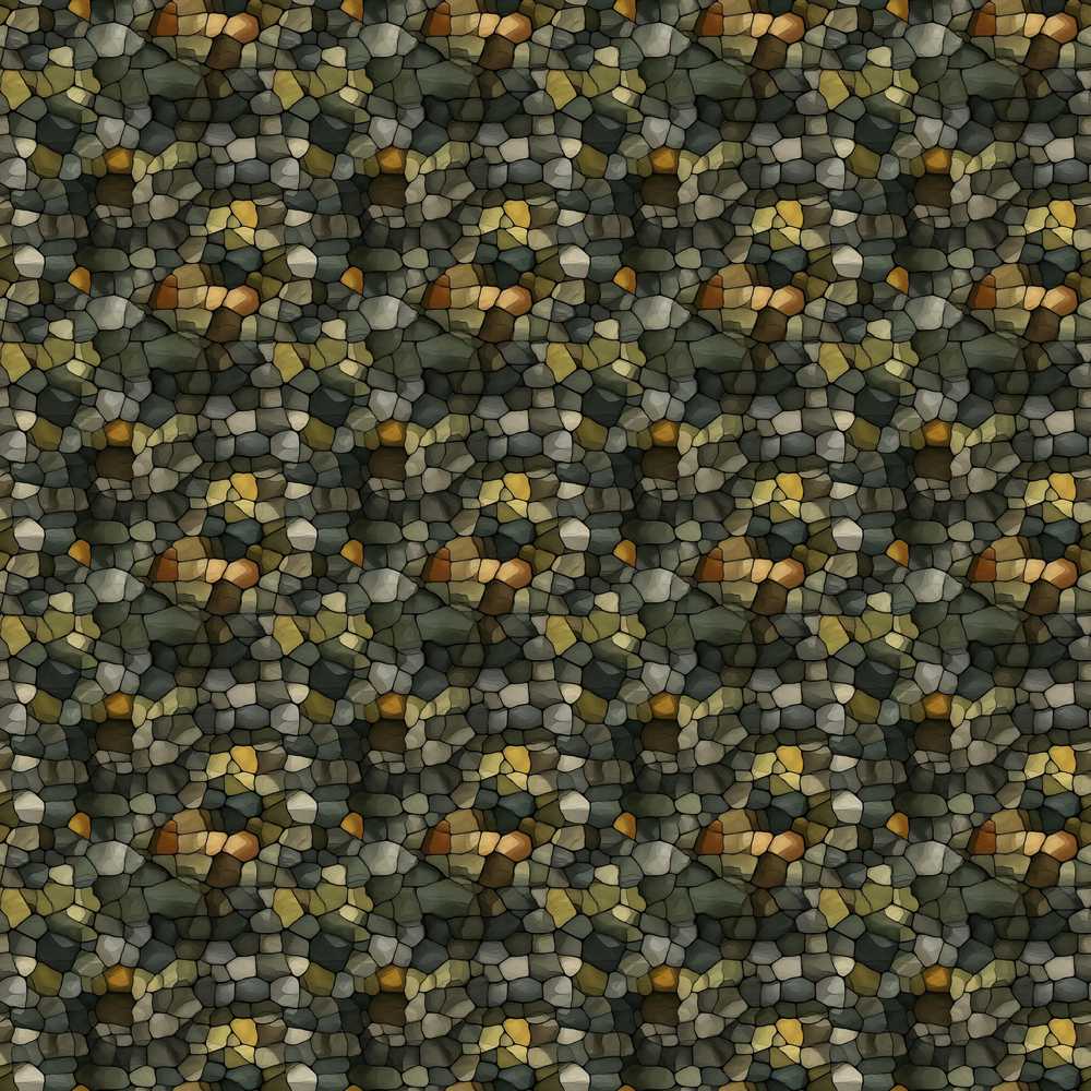 Abstract Pebble Mosaic Texture Earth Tone Stone Cosmic