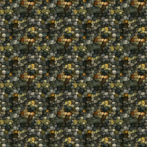 Abstract Pebble Mosaic Texture Earth Tone Stone Cosmic