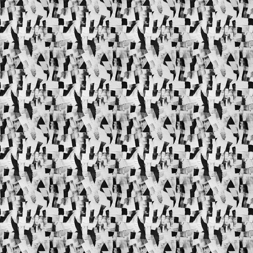Abstract Black White Textured Brushstroke Pattern Art Texture