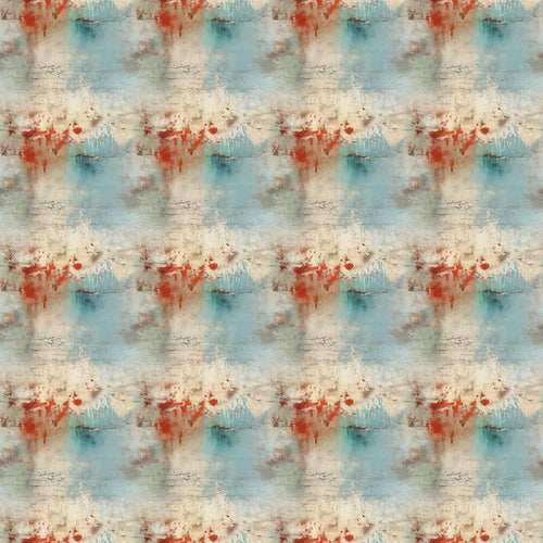 Abstract Grunge Texture with Red and Blue Tones